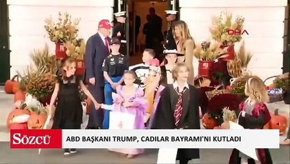 ABD Başkanı Trump, Cadılar Bayramı'nı kutladı