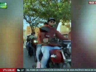 Caballos de Hierro salieron a las calles de Porlamar en rechazo a acciones injerencistas de EE. UU.