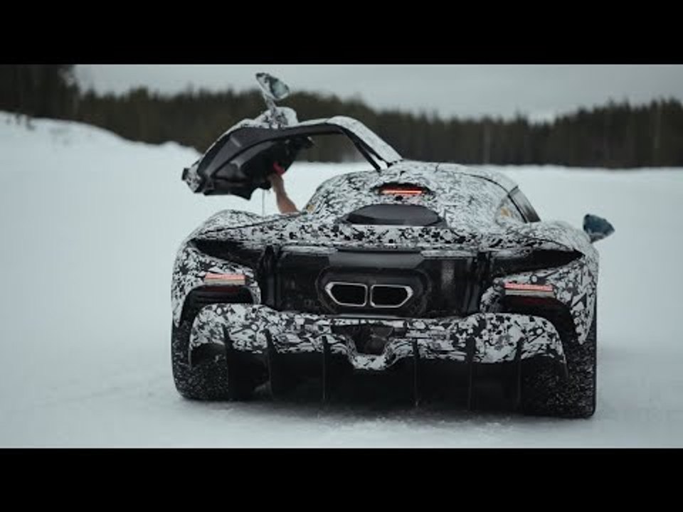 McLaren W1: Extremtest im Eis! Mit 1.275 PS bei unter Null Grad