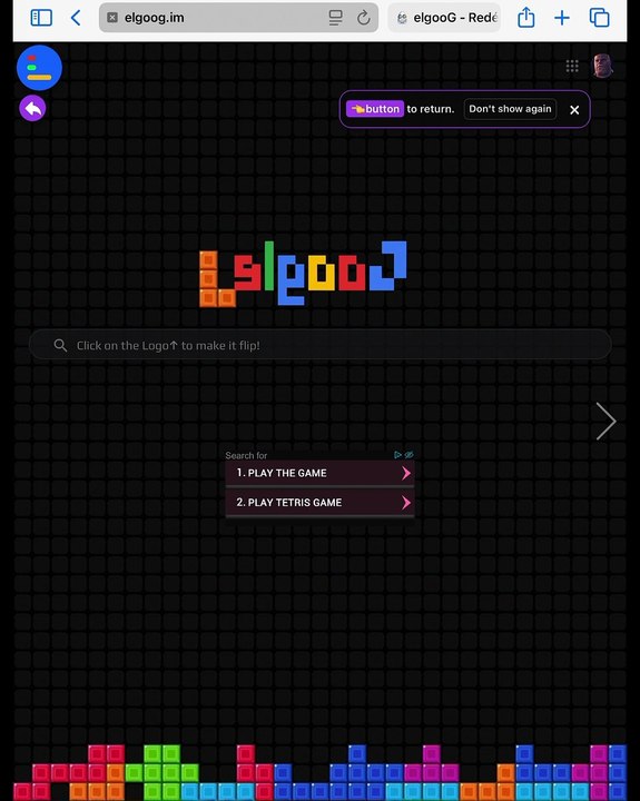 DSI. Les Œufs de Pâques de Google (Easter Eggs). Chapitre 10. Les faux Easter Eggs d’elgooG. 3e partie. Les Easter Eggs d'elgooG. Tetris