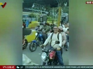 Caravana de motorizados en Mérida se despliegan para respaldar al presidente Nicolás Maduro