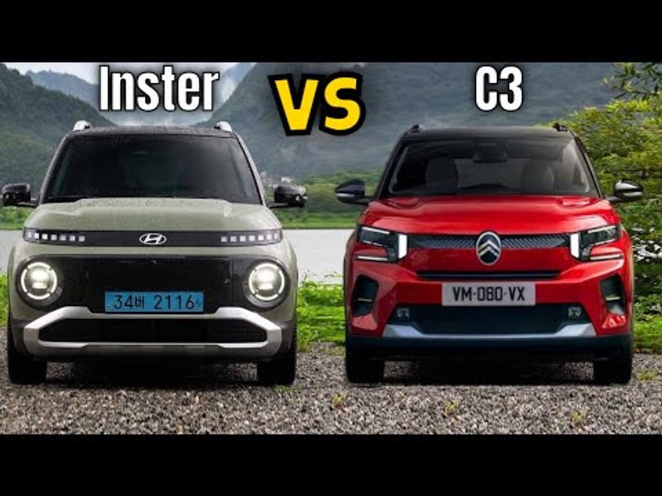 Citroën C3 vs. Hyundai Inster – Welcher E-Kleinstwagen ist besser?