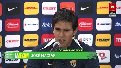 José Juan Macías asegura que “no clasificar al Play-In no es un fracaso” para Pumas
