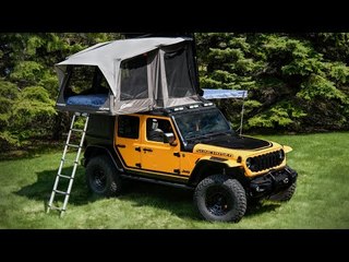 2025 Jeep Wrangler 4xe Sunchaser mit Dachzelt: Cleveres Offroad-Konzept zur Overland Expo West