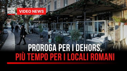 Proroga per i dehors, più tempo per i locali romani
