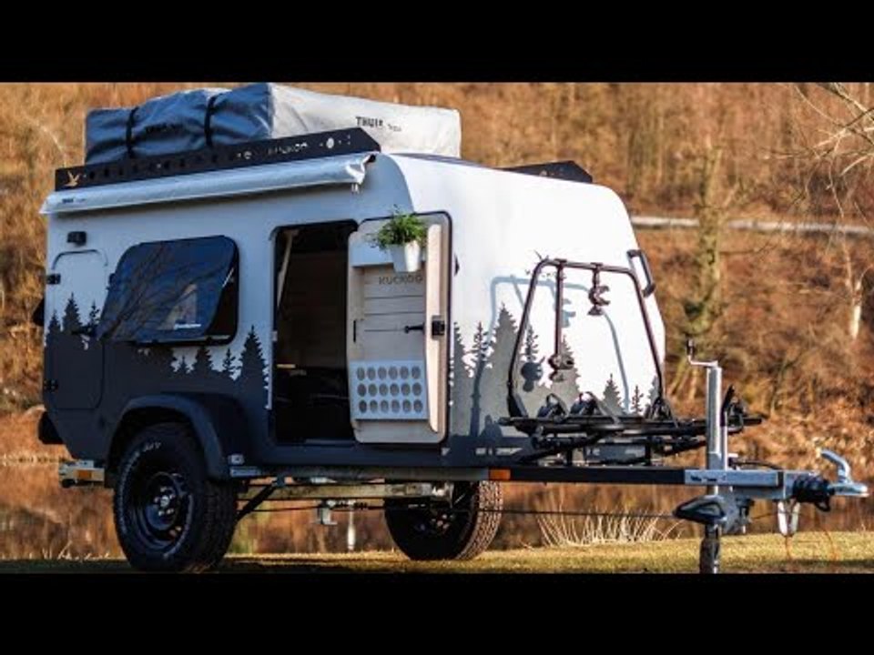 Kuckoo Camper Bruno 2024 – Mini-Wohnwagen jetzt mit Aufstelldach!