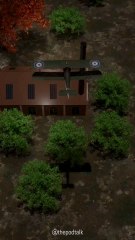 ww2 wooden bomb and wooden factory