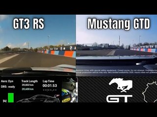 2025 Ford Mustang GTD vs. 2022 Porsche 911 GT3 RS (992) | Nürburgring-Vergleich