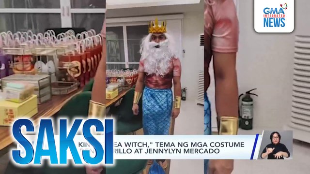 Sea King at Sea Witch, tema ng mga costume nina Dennis Trillo at Jennylyn Mercado | Saksi