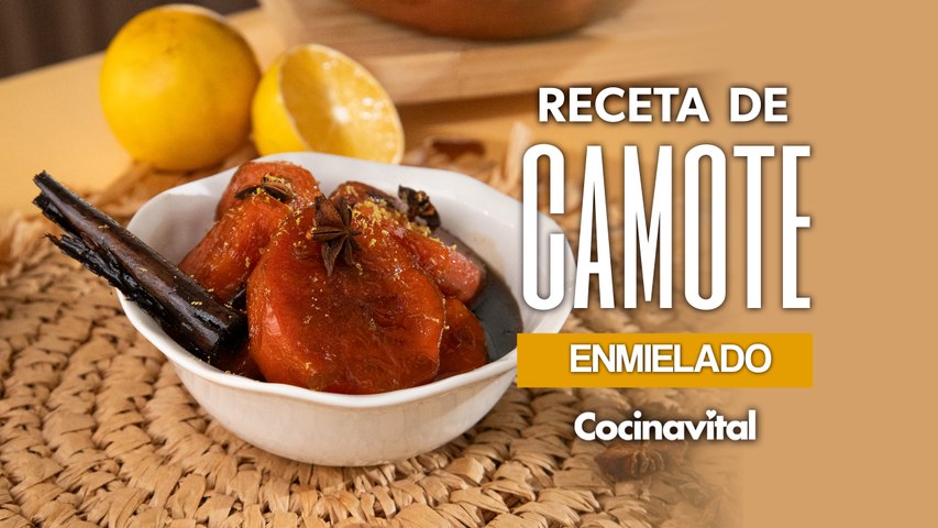 Receta de camote enmielado ¡En 3 sencillos pasos!