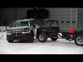 Ford Bronco Sport 2024 im neuen Seiten-Crashtest – So hart trifft der IIHS-Test!