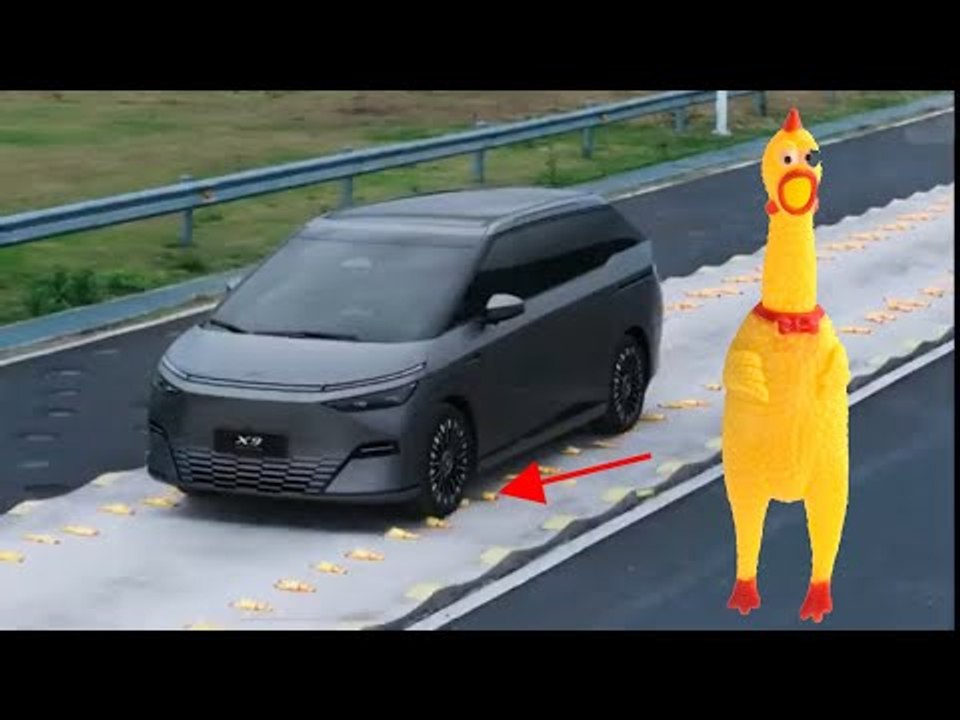 Xpeng x9 vs toyota alphard: wer bleibt beim "hühner-test" ruhiger?