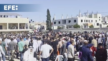 Despiden en Cisjordania ocupada al niño palestino abatido durante una incursión del Ejército israelí