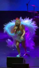 Lourdes Fernández reapareció en el Gran Rex