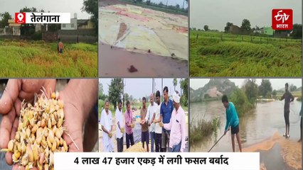 तेलंगान में बारिश से भारी तबाही, 12 लोगों की मौत, 4 लोग लापता