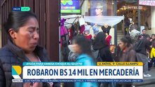 Madre de cinco hijas sufre el robo de su mercadería valuada en Bs 14 mil