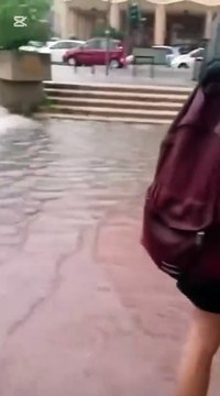 Bomba d'acqua su Palermo, strade come fiumi