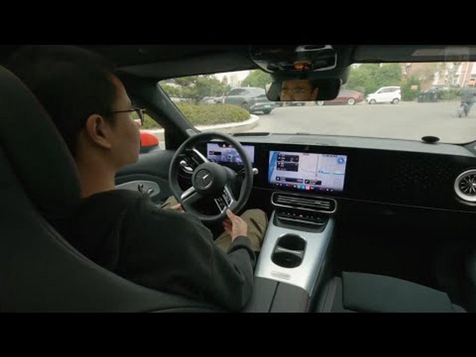 Mercedes CLA L (LWB/Langversion) mit Drive Assist Pro (ADAS) im Shanghai-Stresstest