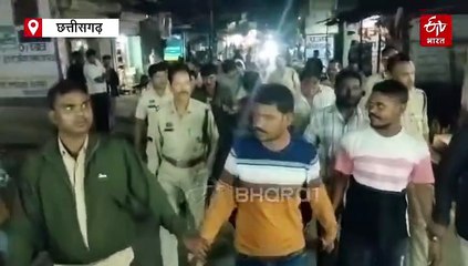 मनेंद्रगढ़ पुलिस का चिरमिरी में तगड़ा एक्शन, 10 आरोपियों की गिरफ्तारी, निकाला जुलूस