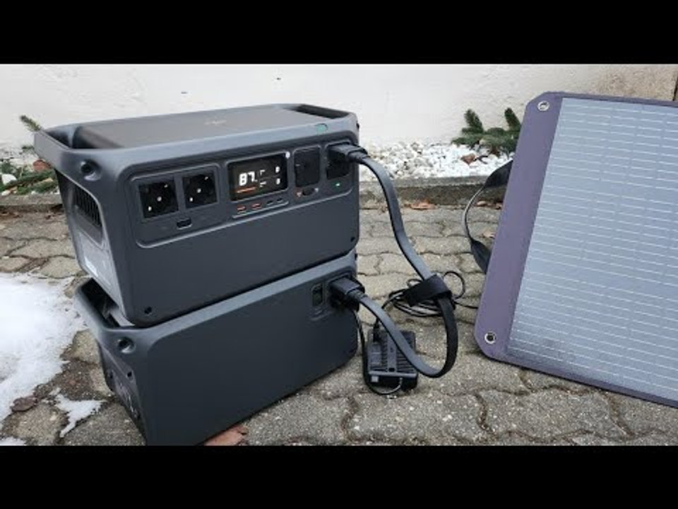 DJI Power 1000 & Expansion Battery 2000 – Mobile Powerstation mit 1024 Wh & Erweiterung auf 11 kWh
