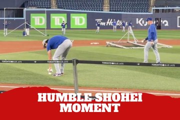 Shohei Ohtani shows true leadership after powerful batting display with humble gesture