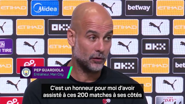 Guardiola : Un honneur de voir Foden atteindre les 200 matches en Premier League