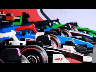 F1-Stars fahren echte LEGO-Rennwagen beim 2025 Miami GP