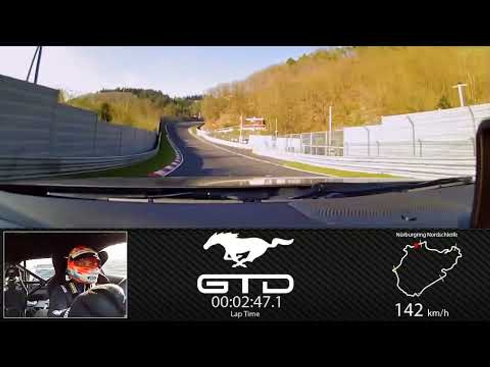 2025 Bestzeit Ford Mustang GTD Nürburgring | die volle Runde (6:52.072 Min.)
