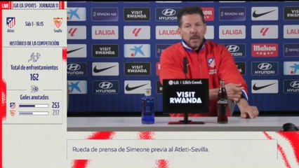 Rueda de prensa COMPLETA de DIEGO SIMEONE antes del Atleti-Sevilla