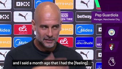 Guardiola 'really, really optimistic' about his City team