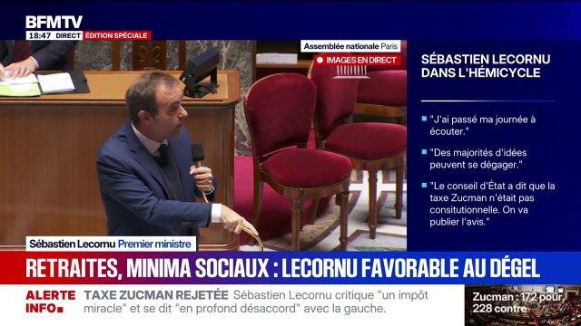 Sébastien Lecornu: Est-ce que nous sommes prêts à devenir socialistes en adoptant la taxe Zucman? La réponse est non