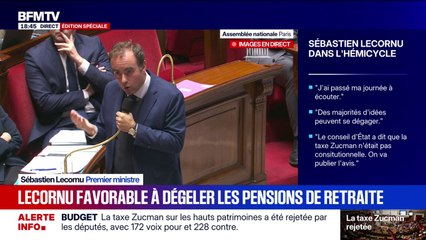 Le Premier ministre, Sébastien Lecornu, déclare être favorable au dégel des pensions de retraite et des minima sociaux