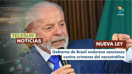 Gobierno de Brasil promulga ley contra el crimen organizado