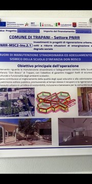 Trapani - Ecco alcune immagini della nuova Scuola dell’Infanzia Don Bosco, (31.10.25)