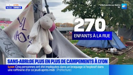 Sans-abris : de plus en plus de campements à Lyon