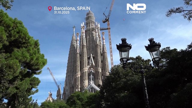 La iglesia más alta del mundo, la Sagrada Familia de Barcelona alcanza nuevas cotas