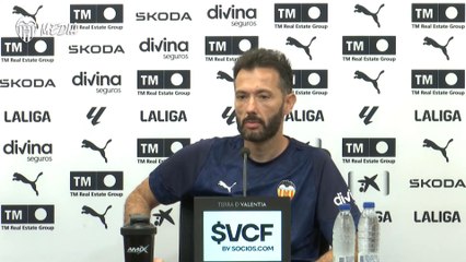 RUEDA DE PRENSA DE CARLOS CORBERÁN PREVIA AL REAL MADRID - VALENCIA CF