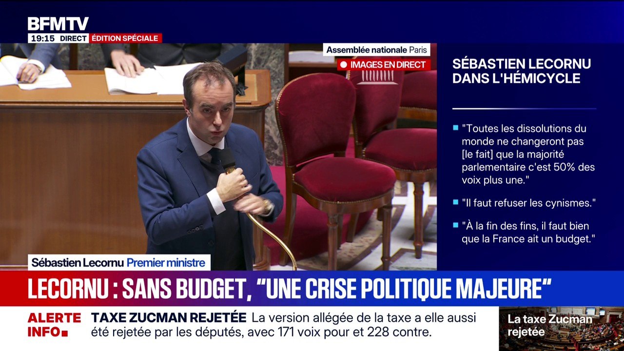 Budget: "Il est plus que nécessaire d'établir véritablement la transparence chiffrée sur les prélèvements obligatoires", déclare le Premier ministre