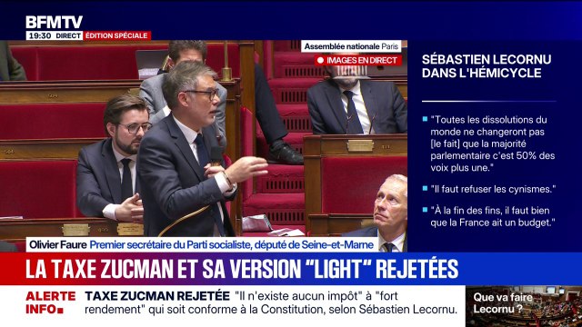 Olivier Faure (PS): L'abandon du 49.3 n'exonère pas la recherche du compromis (...). Vous devez encore rechercher le compromis