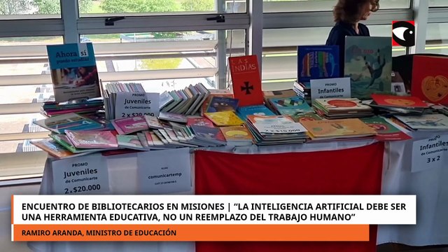 Encuentro de bibliotecarios en Misiones La inteligencia artificial debe ser una herramienta