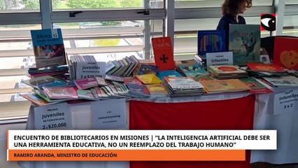 Encuentro de bibliotecarios en Misiones La inteligencia artificial debe ser una herramienta