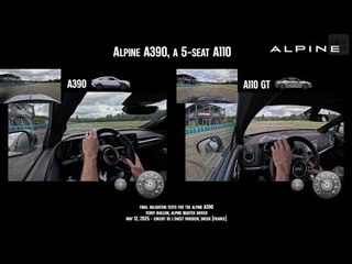 Alpine A390 Elektro-Performance gegen A110 GT – Track-Duell
