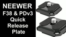 NEEWER F38 and PDv3 Quick Release Plate Unboxing, First Use, Testing, and Review
