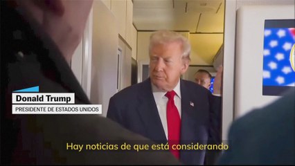 Trump afirma que no considera un ataque militar en Venezuela