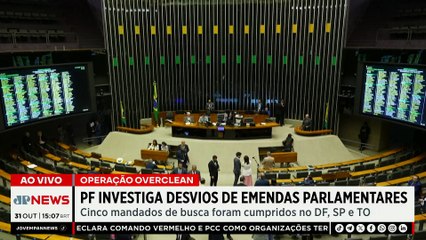 Polícia Federal deflagra ação contra desvios de emendas parlamentares | TEMPO REAL