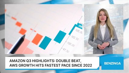 Amazon Q3 Highlights: Double Beat, AWS Growth Hits Fastest Pace Since 2022