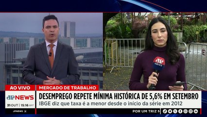 Desemprego segue no menor nível da história; saiba mais | TEMPO REAL