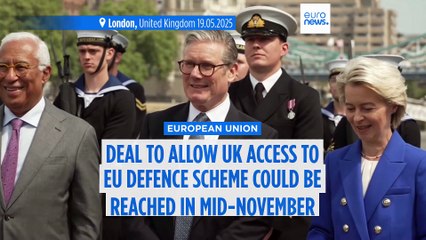 Deal to allow UK access to major EU defence scheme could be reached in mid-November