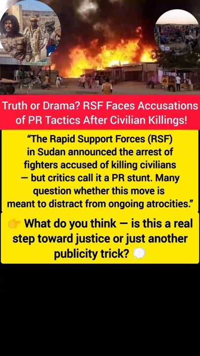 #Sudan #RSF #WorldNews #BreakingNews #Justice #AfricaNews