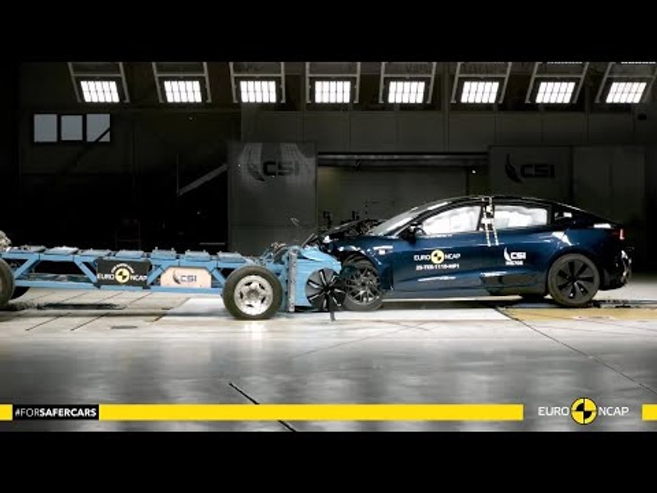 Euro NCAP Crashtest 2025: Wie sicher ist das Tesla Model 3 wirklich?